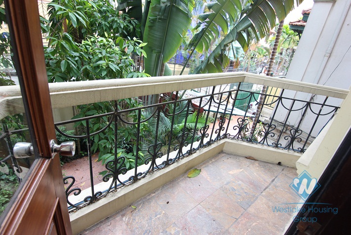 Villa with private swimming pool and large garden for rent in Tay Ho